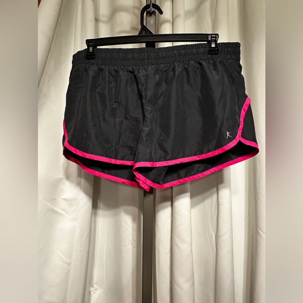 Black/Pink Sporty “ Danskins Now” Shorts